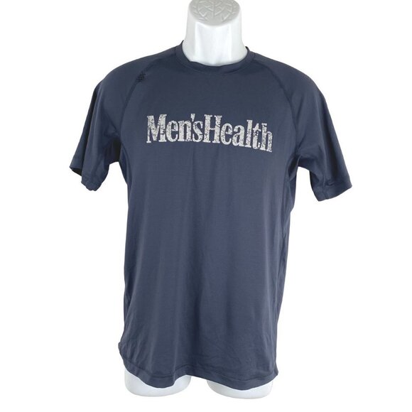 Rhone T-Shirt Tee Small Men's Health Blue Short Sleeve Crewneck TP-2280 - Picture 1 of 9